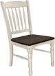 A-America® Bristol Isles Chalk/Cocoa Bean Side Chair-0