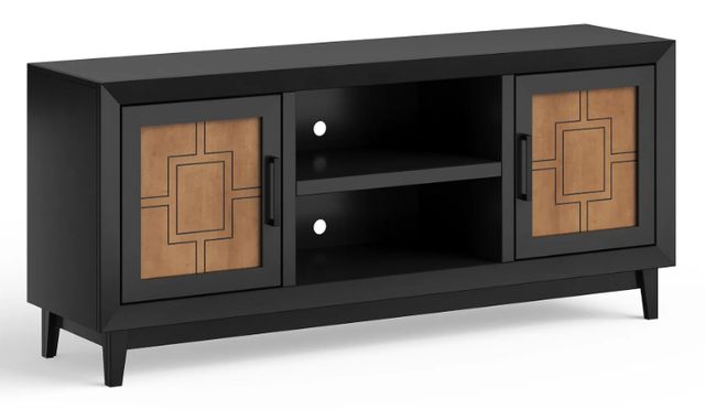 Legends Home Ventura Black/Bourbon 65" TV Stand-2