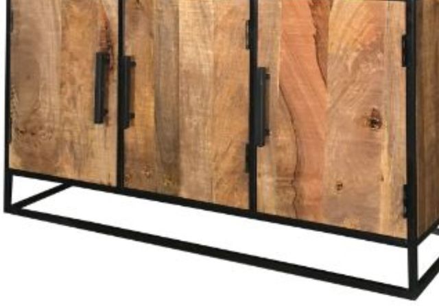 Jaipur Furniture Industrial Sawn 3-Door Sideboard-1