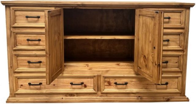 Million Dollar Rustic Mansion Beige Dresser-1