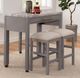 Furniture of America® Whitehall Light Gray Counter Height Dining Table-1
