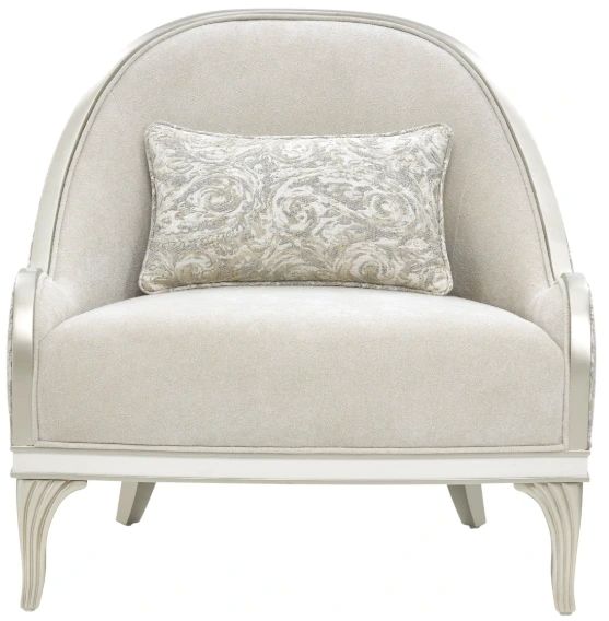Michael Amini® La Marisia Light Champagne Accent Chair-1