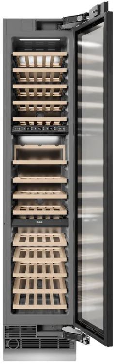 ZLINE 18 in. 9 Cu. Ft. Triple Zone 68 Bottle Panel Ready Right Hinge Column Wine Cooler-2