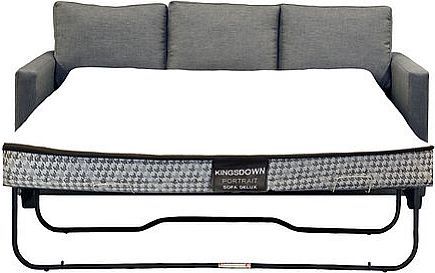 Edgewood Furniture Pottery Anthracite King Sleeper Sofa-0