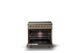Viking® 5 Series 36" Golden Hour Pro Style Induction Range with Polished Chrome Trim-1