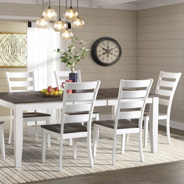 Intercon Kona Gray/White Dining Side Chair-1
