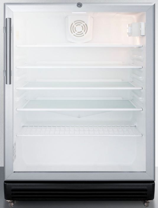 Summit® Commercial 24" Black Beverage Center