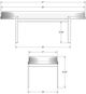 Amisco Customizable Capri 50'' Dining Bench-2