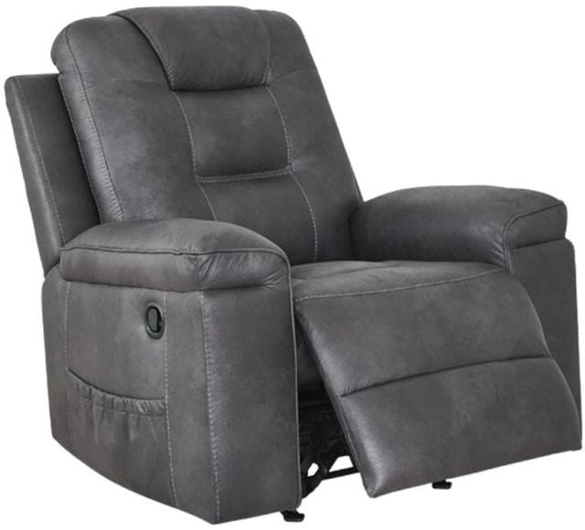 Signature Design by Ashley® Windstade Granite Power Rocker Recliner-4