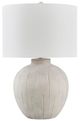 Signature Design by Ashley® Calbert Warm Gray/White Antiqued Table Lamp-0