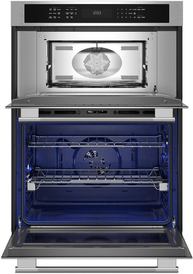 KitchenAid® 30" PrintShield™ Stainless Steel Oven/Micro Combo Electric Wall Oven with Air Fry mode -1
