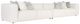 Bernhardt Bliss Bernhardt Living 2-Piece White Modular Sectional-0