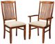Handstone Glengarry Side Chair With Leather Seat-1