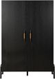 Four Hands Rosedale Ebony Oak Veneer Cabinet-1