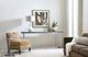 Hooker® Furniture Chapman Gray Console Table with Pewter Base-1
