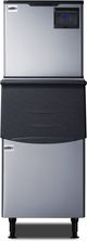 Summit® 23" 350 lb. Stainless Steel Freestanding Ice Maker with Steel Bin-0