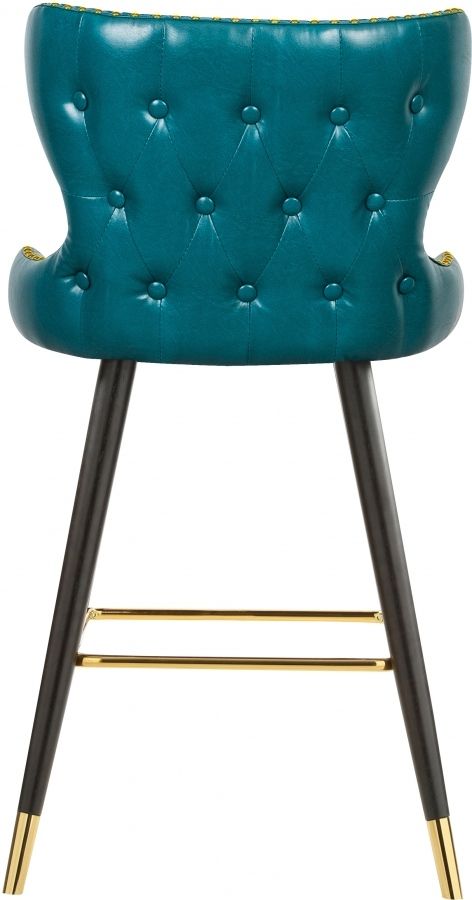 Meridian Furniture Hendrix Blue Faux Leather Counter Stool-3