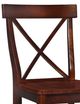 John Thomas Furniture® Dining Essentials Espresso X-Back Counter Stool-1