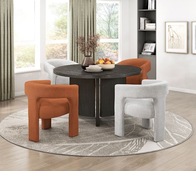 Homelegance® Marais Ebony Round Dining Table-1
