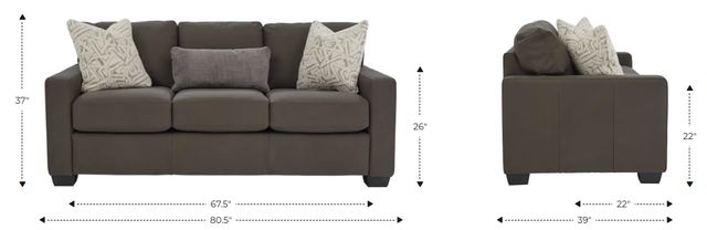 La-Z-Boy® Shiloh Dusty Rose Queen Sleeper Sofa-2