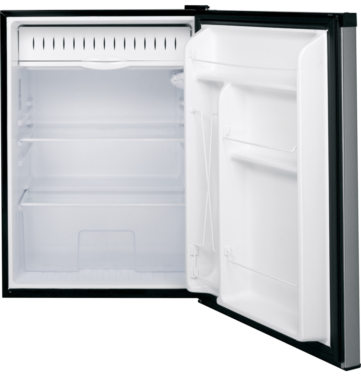 GE 5.6 Cu. Ft. Stainless Compact Refrigerator - Thumbnail 4