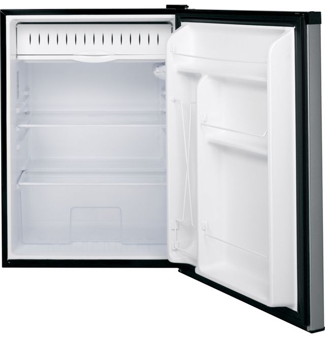 GE® Spacemaker® 24" 5.7 Cu. Ft. Stainless Steel Compact Refrigerator-3
