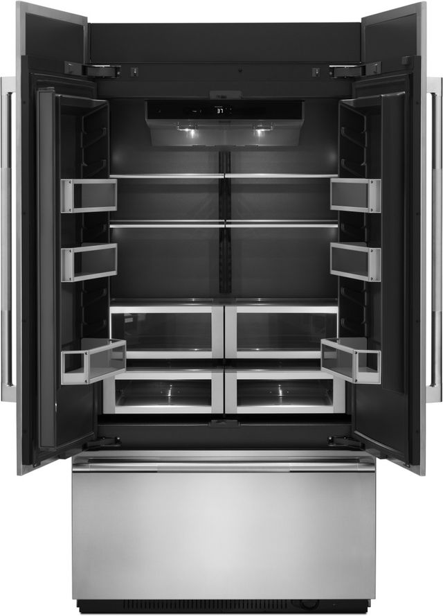 JennAir® 42" 24.2 Cu. Ft. Panel Ready Built-In French Door Refrigerator-1