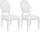 Riverside Furniture Hepburn 2-Piece Platinum Drift Upholstered Dining Side Chair Set-0