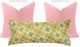 Laura Park Designs English Garden Lady Di Yellow 14"x36" Pillow-2