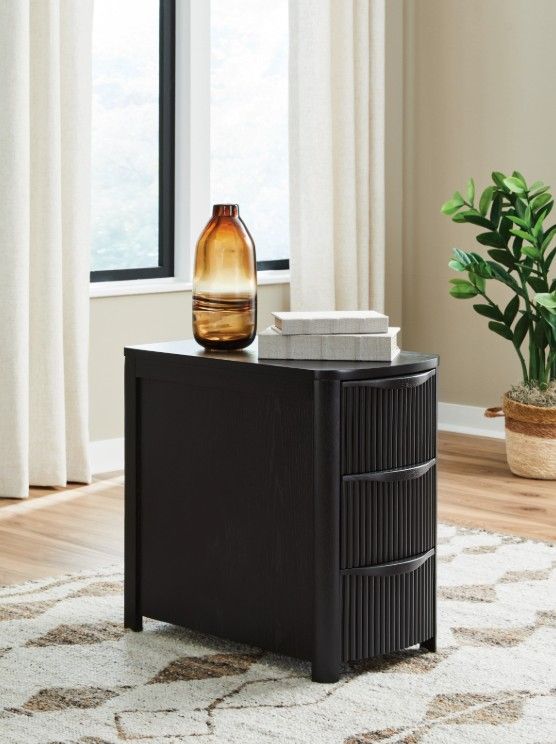 Signature Design by Ashley® Camdill Black End Table-1