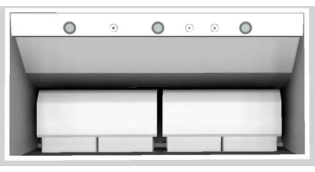 Vent-A-Hood® 48" White Wall Mounted Range Hood-3