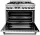 ZLINE 36" DuraSnow® Pro Style Gas Range-2
