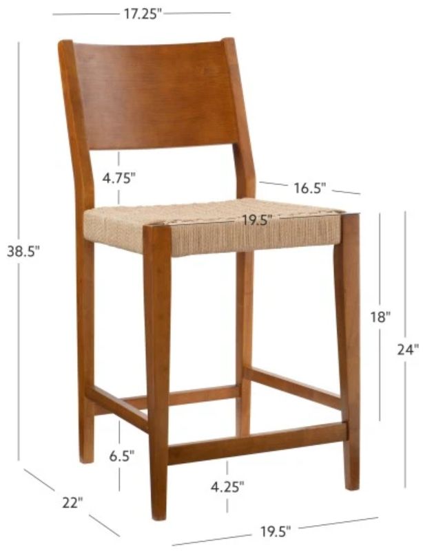 Powell® Cosgrove Brown Counter Stool -2