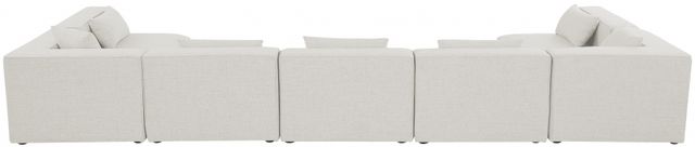 Meridian Furniture Cube 7-Piece Cream Upholstered Modular Sectional-1
