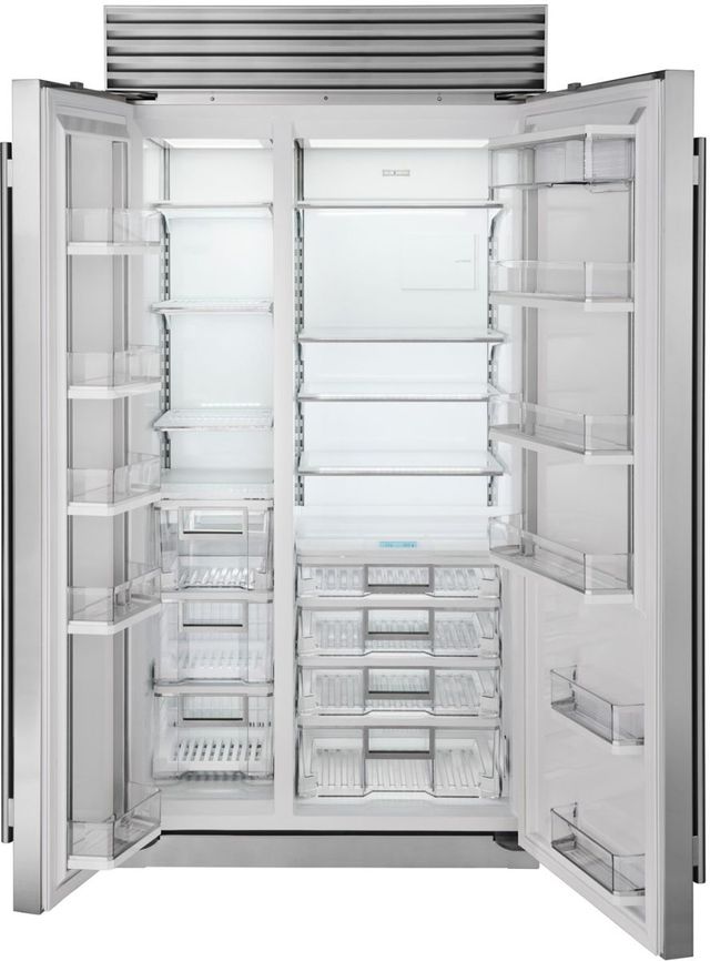 Sub-Zero® Classic Series 42" 24.5 Cu. Ft. Panel Ready Side-by-Side Refrigerator and Freezer with Internal Water Dispenser-1
