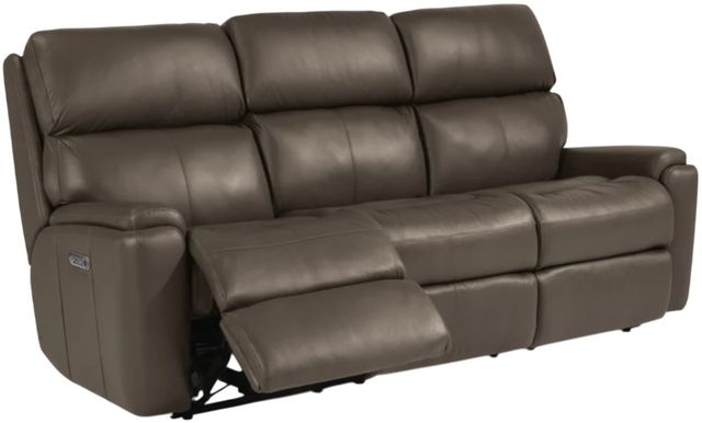 Flexsteel® Customizable Rio Leather Power Reclining Sofa-1
