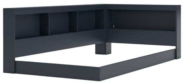 Signature Design by Ashley® Simmenfort Navy Blue Twin Storage Bookcase Bed-1