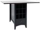 Jofran Inc. Asbury Park 3-Piece AP Black/Autumn Brown Dining Set-2