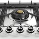 Ilve Nostalgie II 30” Stainless Steel Liquid Propane Cooktop with 5 Burners-4