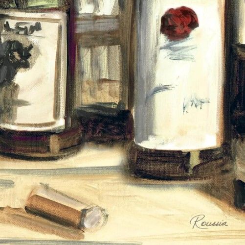 Classy Art Wine Champ I by Heather A. French-Roussia Wall Art-1