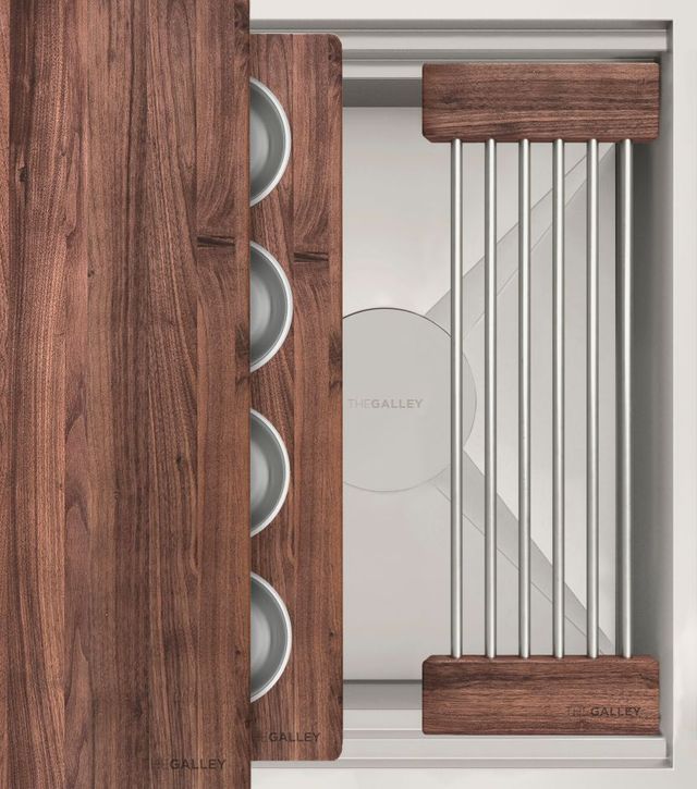 The Galley® American Black Walnut Ideal ThinTop™ BarStation® -0