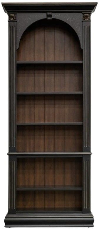 Hooker® Furniture Melange Black/Gold Bookcase-2