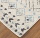 Feizy 39KJF Camellia Ivory/Blue 5'x8' Area Rug-2