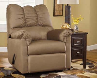 Signature Design by Ashley® Darcy Mocha Rocker Recliner-1