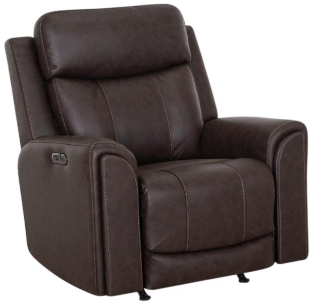 Franklin™ Argent Duvall Coffee Fabric Power Rocker Recliner-0