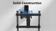 ErgoAV™ Black Full Motion TV Wall Mount-5