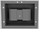 Vent-A-Hood® 36" Gunsmoke Contemporary Island Range Hood-2