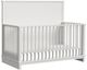 Elements International Wyller White Crib with Guard Rail-0