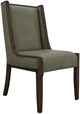 International Furniture Direct Balam Olive Upholstered Side Chair-0