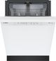 Bosch® 100 Series 24" White Front Control Built In Dishwasher-2